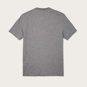 Smokey bear buckshot t-shirt von Filson | Med hthr grey / smok (Grey)