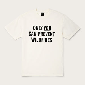 Smokey bear pioneer t-shirt by Filson | Birch only you (White)