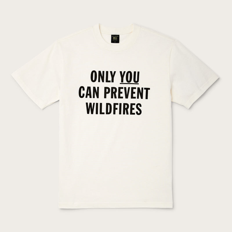 Smokey bear pioneer t-shirt by Filson | Birch only you (White)