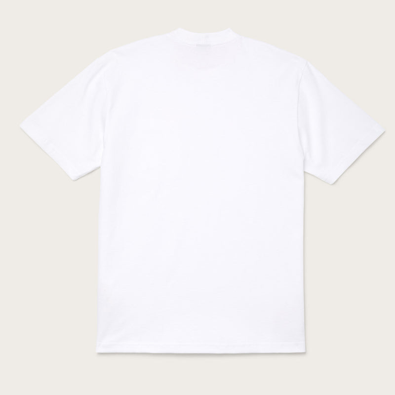 Buckshot t-shirt by Filson | White stag (White)