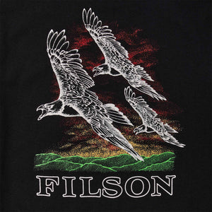 Pioneer graphic t-shirt by Filson | Black / tri eagle (Black)