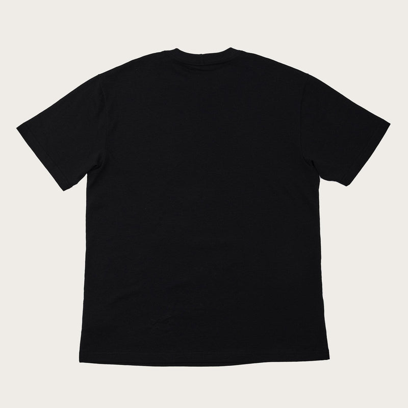 S/s pioneer graphic t-shirt von Filson | Black / bird of prey (Black)