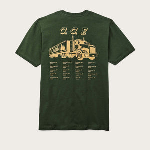 S/s pioneer graphic t-shirt by Filson | Dark timber/long hauler (Green)