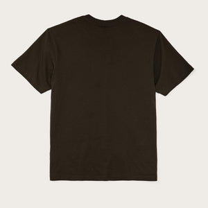 S/s pioneer graphic t-shirt von Filson | Coffee canoe (Brown)