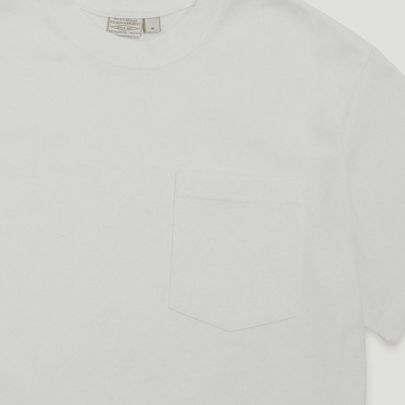 S/s pioneer solid one pocket by Filson | Bright white (White)