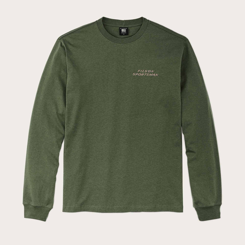 L/s pioneer t-shirt di Filson | Timber (Green)