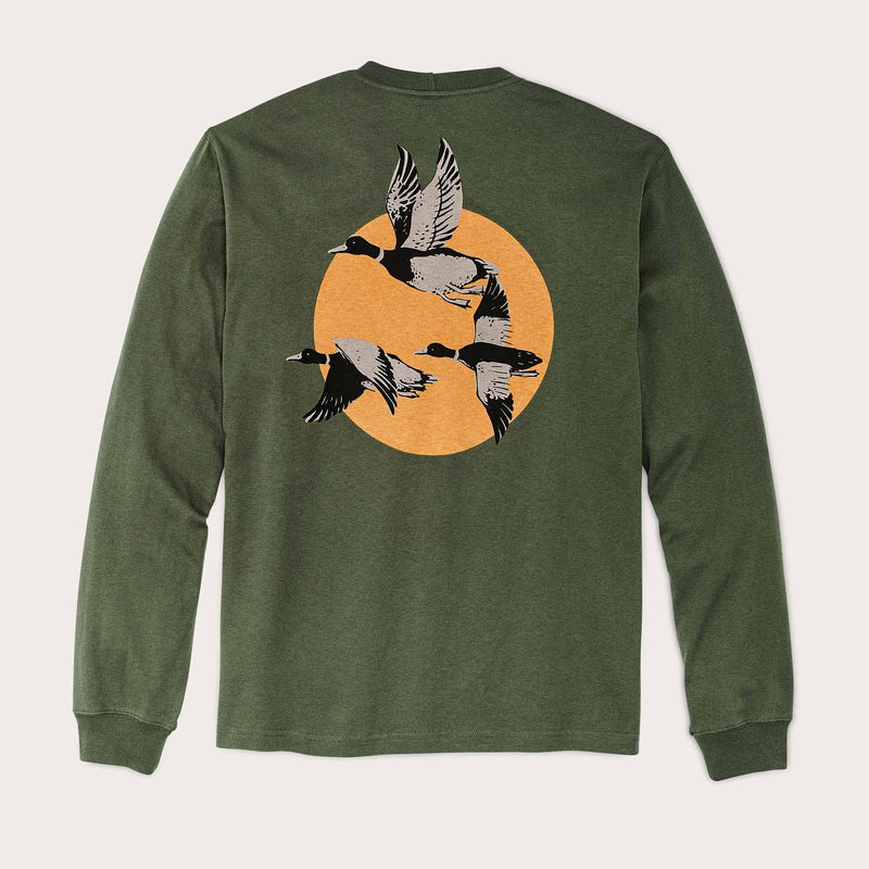 L/s pioneer t-shirt di Filson | Timber (Green)