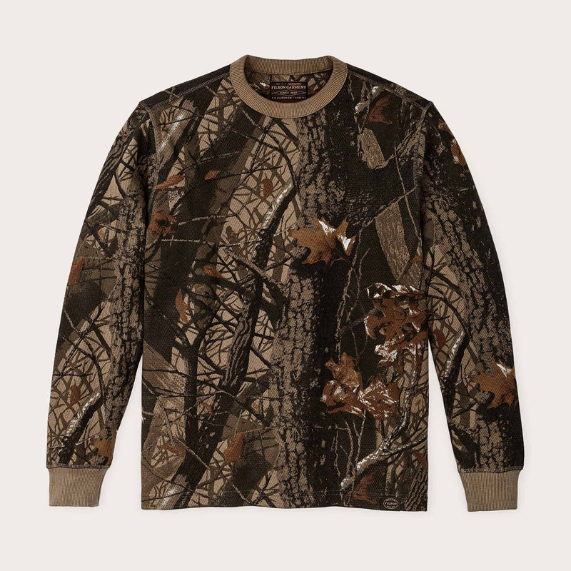 Waffle knit thermal crewneck di Filson | Realtree hardwoods camo (Brown)