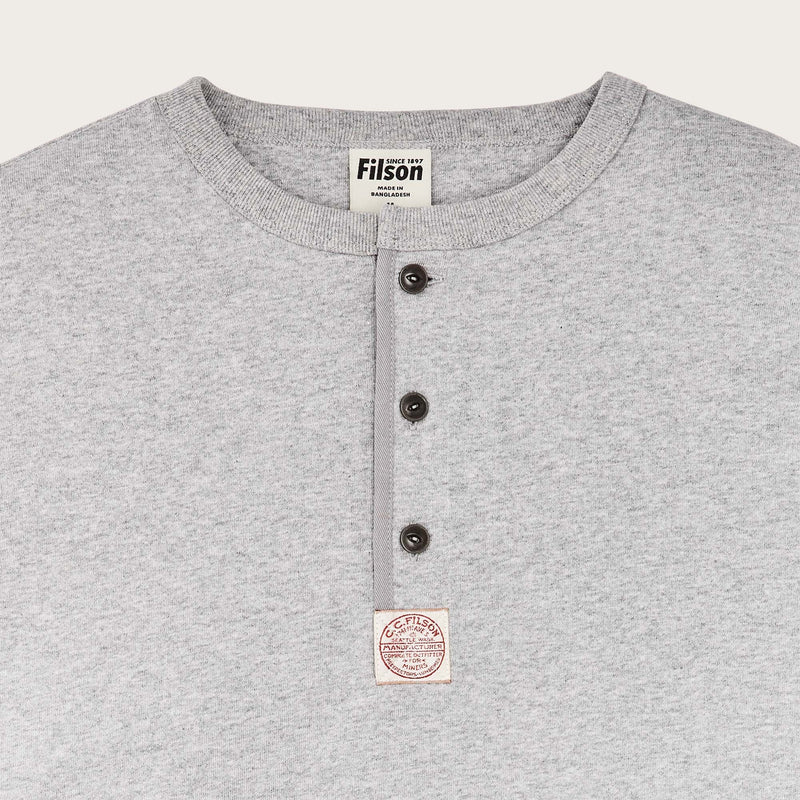 Frontier henley t-shirt von Filson | Heather gray (Gray)