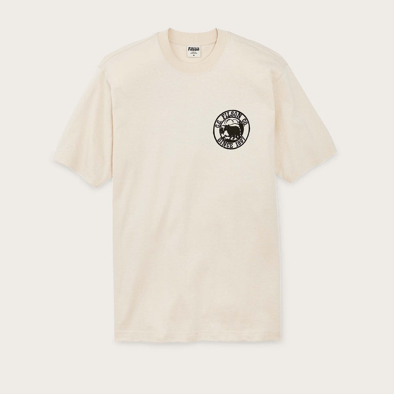 Frontier graphic t-shirt by Filson | Natural / bear (Beige)