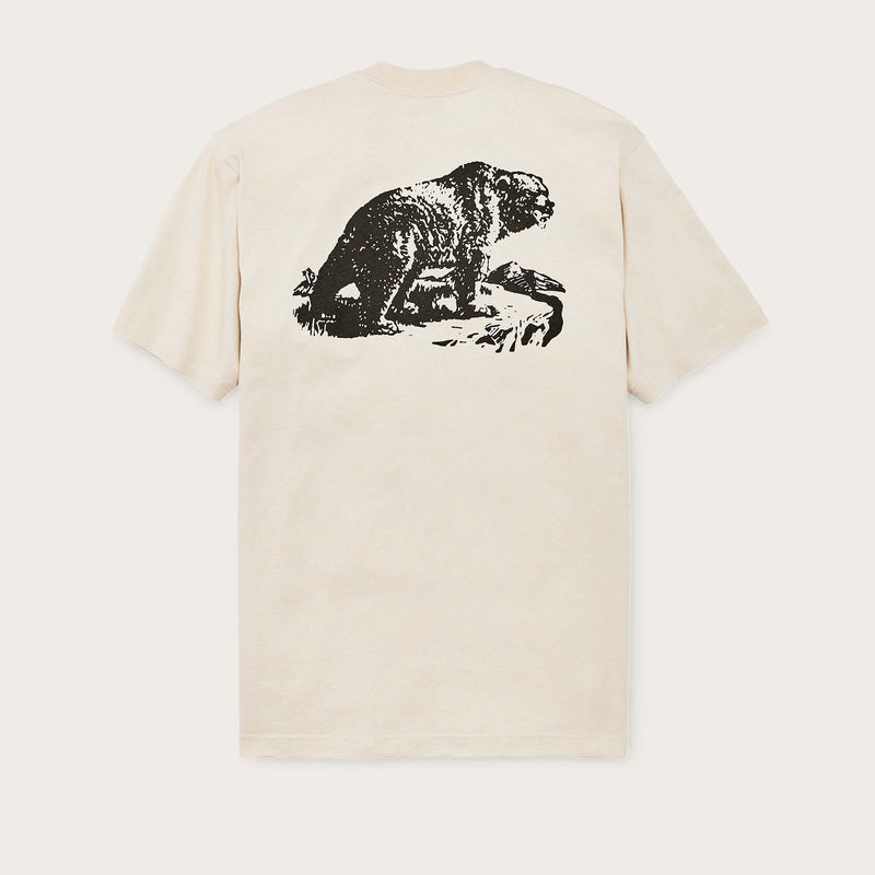 Frontier graphic t-shirt by Filson | Natural / bear (Beige)