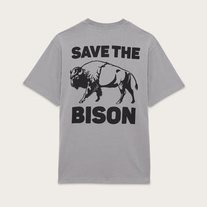 Frontier graphic t-shirt von Filson | Grey/black (Gray)